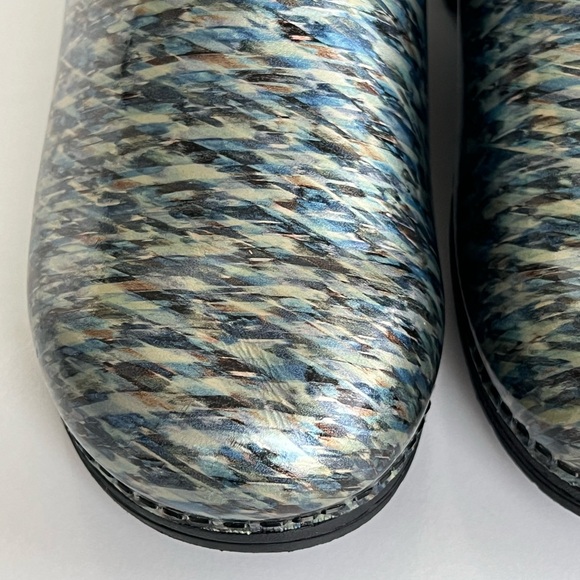 Dansko Women's Size US 8.5 - 9 EU 39 LT Pro Blue Waves Clogs Professional Shoes - Picture 7 of 16